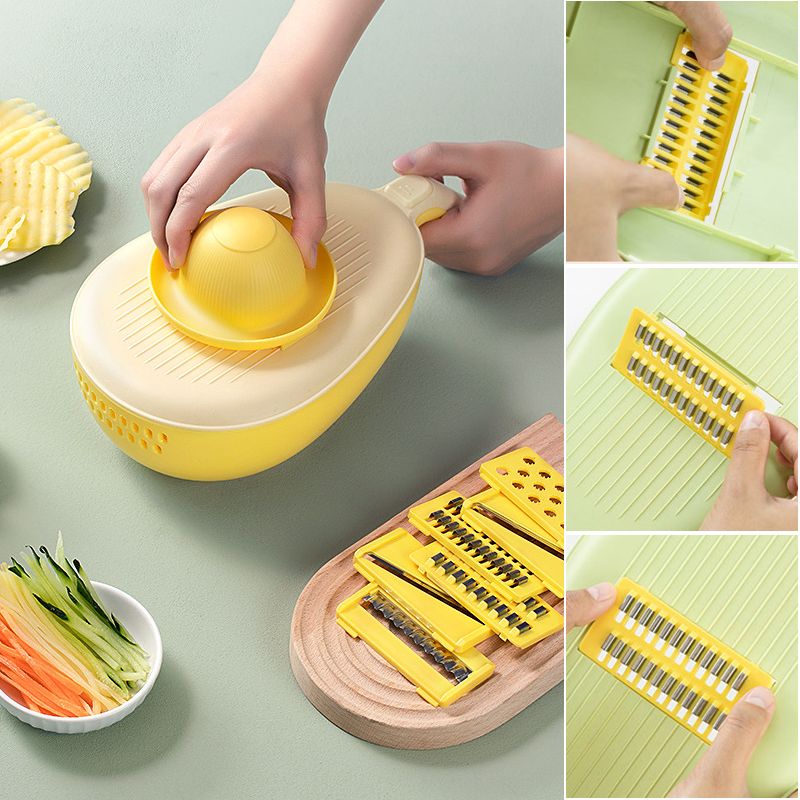 Avocado-shaped vegetable slicer