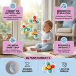 3-piece set of cute suction cup spinning toys for babies