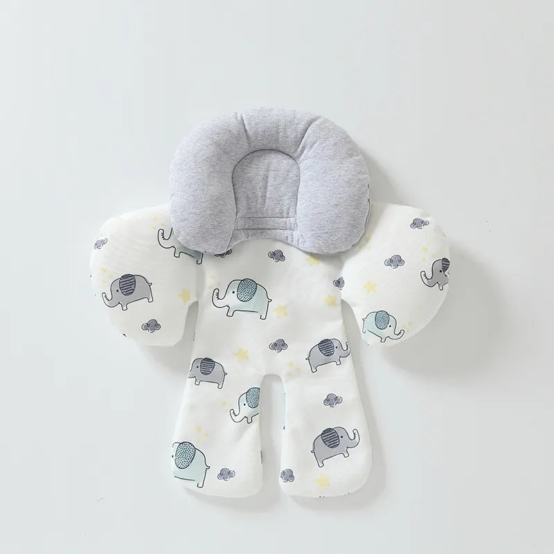 Infant Car Seat Insert with Head Support – Soft Cushion for Car Seats & Strollers