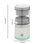 Cordless, portable high-performance juicer for fresh juices