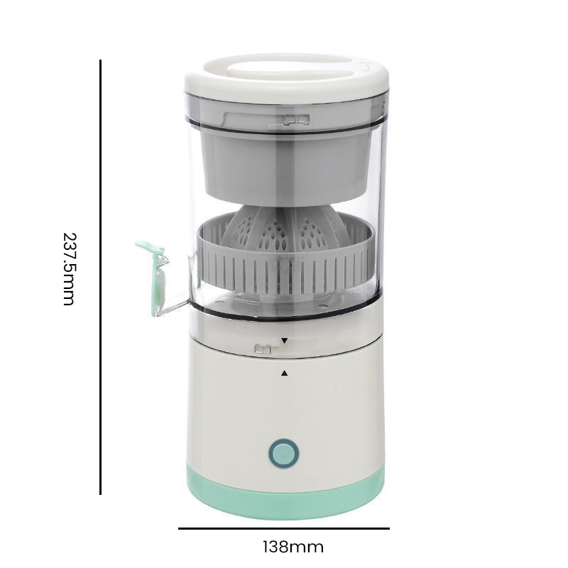 Cordless, portable high-performance juicer for fresh juices