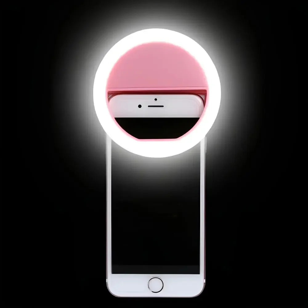 Praktisches Clip-On Licht für klare Aufnahmen