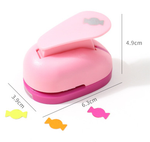 Paper punches with 15 unique designs made of durable plastic