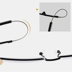 Lightweight titanium reading glasses with progressive lenses