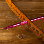Elegant 7-in-1 Ruler in Genuine Leather for Crafts