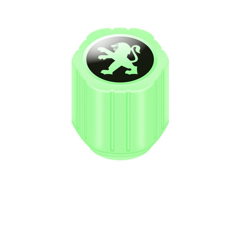 20er-Pack Neon-Grüne Leuchtende Ventilkappen für Reifen – Ohne Batterie, Universelle Passform