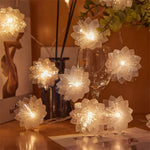 Blütenzauber LED-Lichterkette | 2–3 m Batteriebetriebene Dekoration
