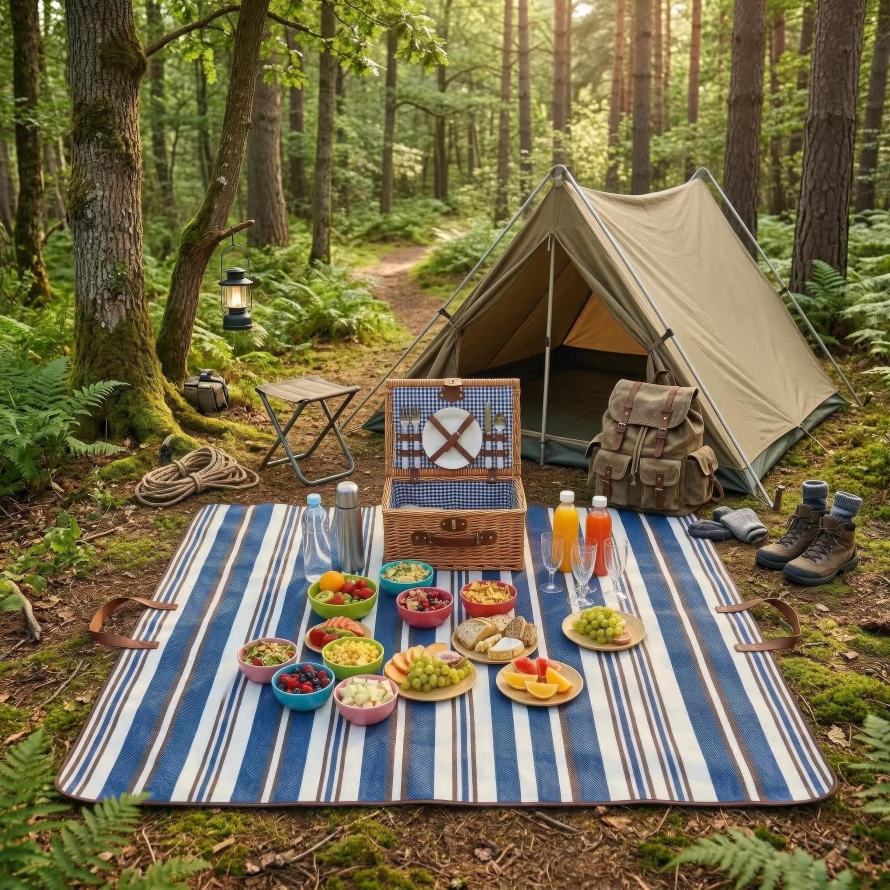 OutdoorBuddy – Wasserdichte Picknickdecke für jedes Abenteuer