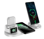 Multifunctional 6-in-1 Charger for iPhone and Smartwatch