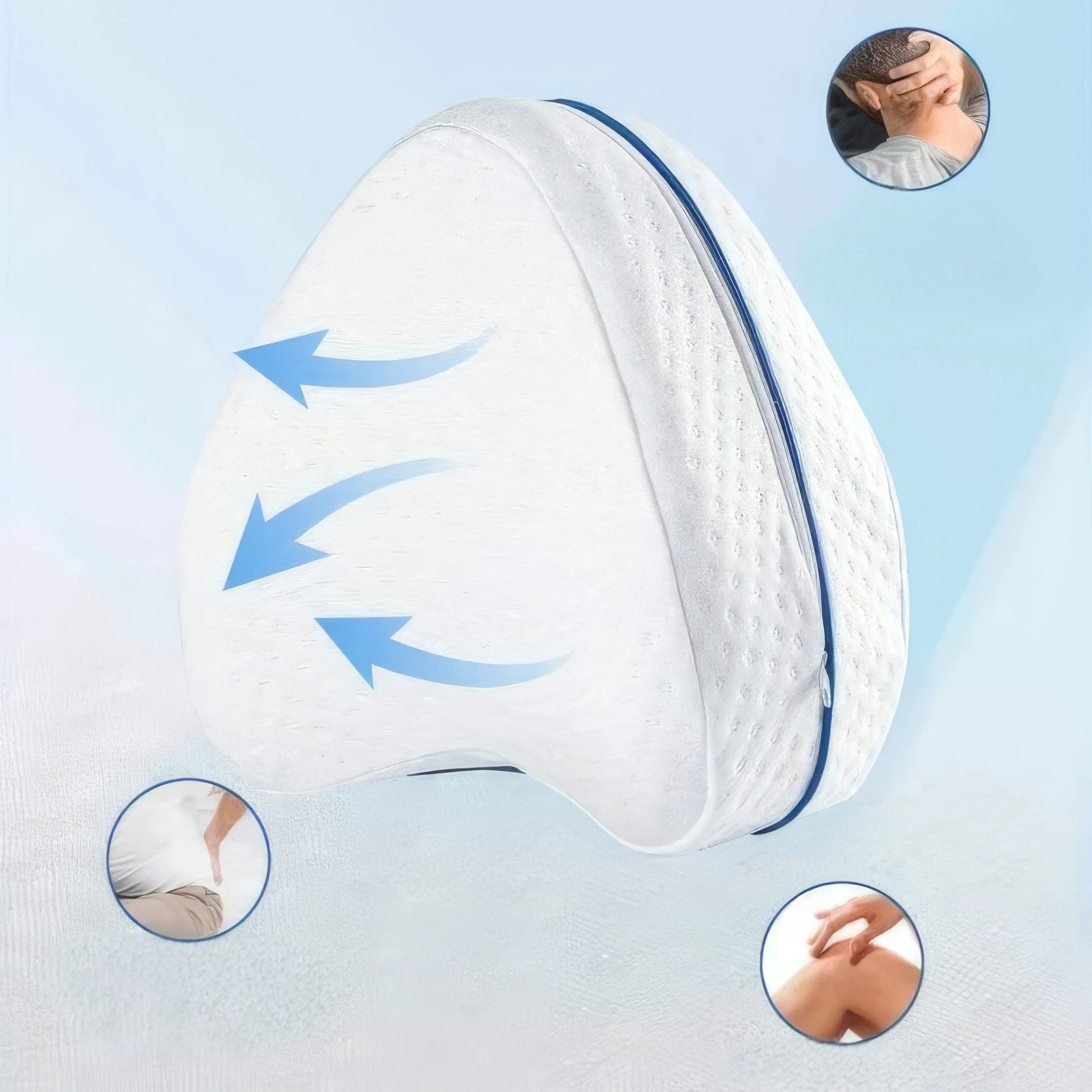 LumiComfort – Ergonomisches Beinkissen für entspannte Nächte