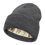Noor Silk Winter Hat – Wool & Silk – Frizz Protection for Hair