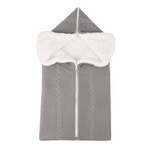 Sleeping Bag for Babies with Hood – Cuddly Knitted Sleeping Bag