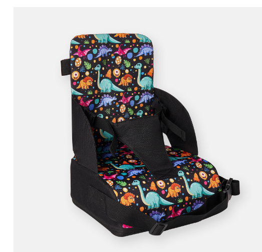 Portable High Chair for Babies - Travel Booster Seat with Harness and Bag