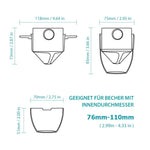 Kaffeegenuss To Go - Edelstahl Filterbecher für perfekten Kaffee
