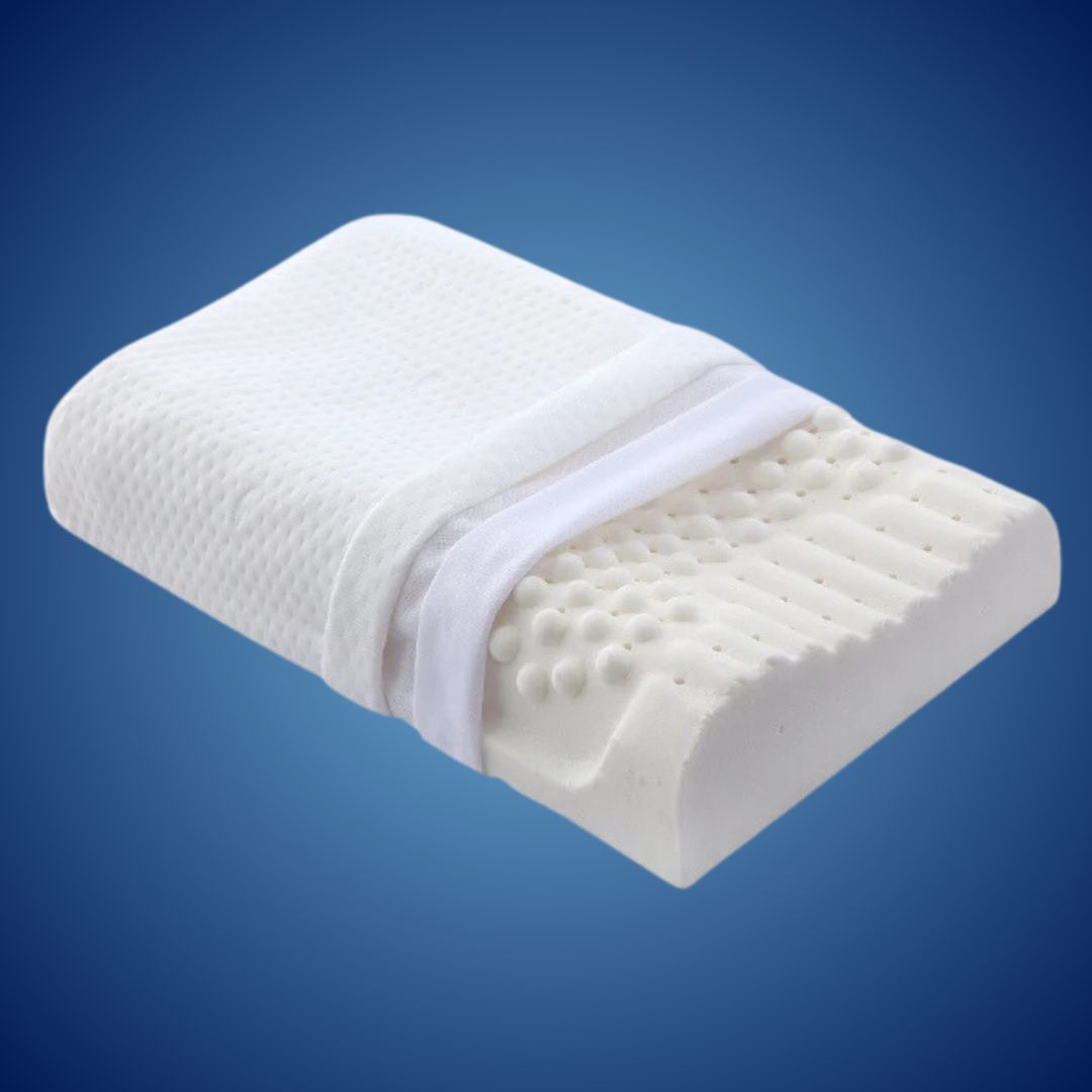 Natural Latex Neck Support Pillow - Orthopedic Pillow for Neck Pain - Comfortable and Supportive - Better Sleep