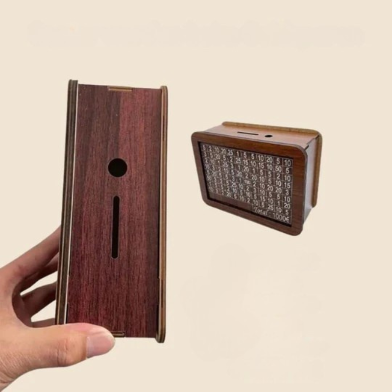 Modern Piggy Bank with LCD Display for Smart Saving
