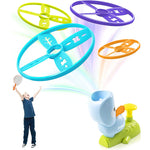 Flying ring for catapult toy