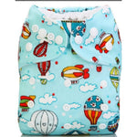 Cloth diaper for babies with snaps and removable insert
