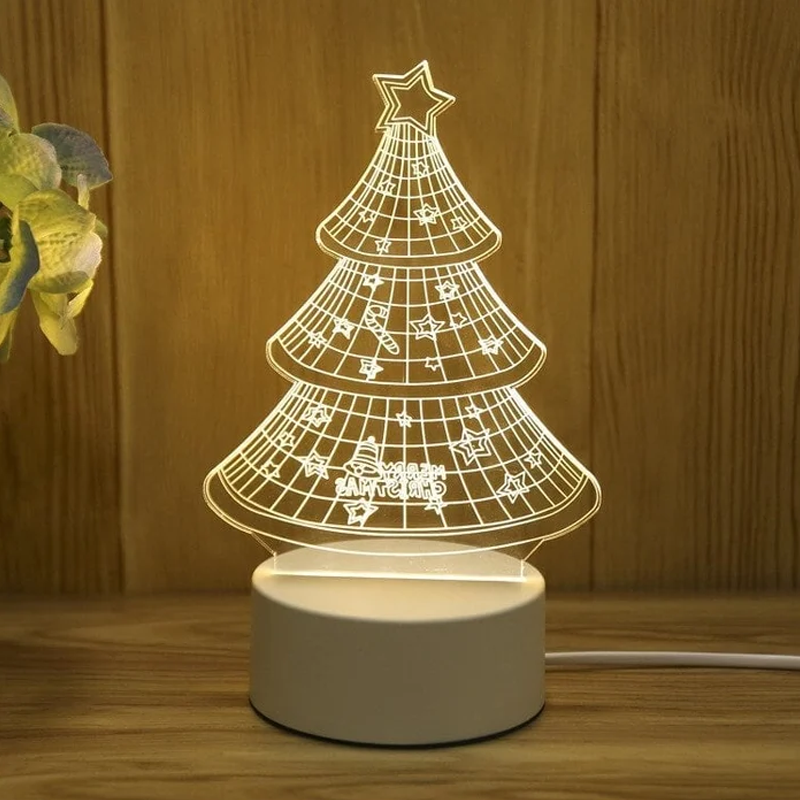 3D Illusionslicht mit USB-Anschluss für zauberhafte Akzente