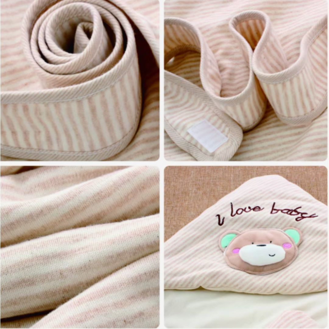 Hooded Swaddle Blanket for Babies – Cozy Sleeping Bag for Newborns