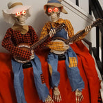Funny Duel with Lively Banjo Skeletons