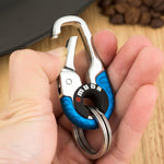 Creative stainless steel keyring