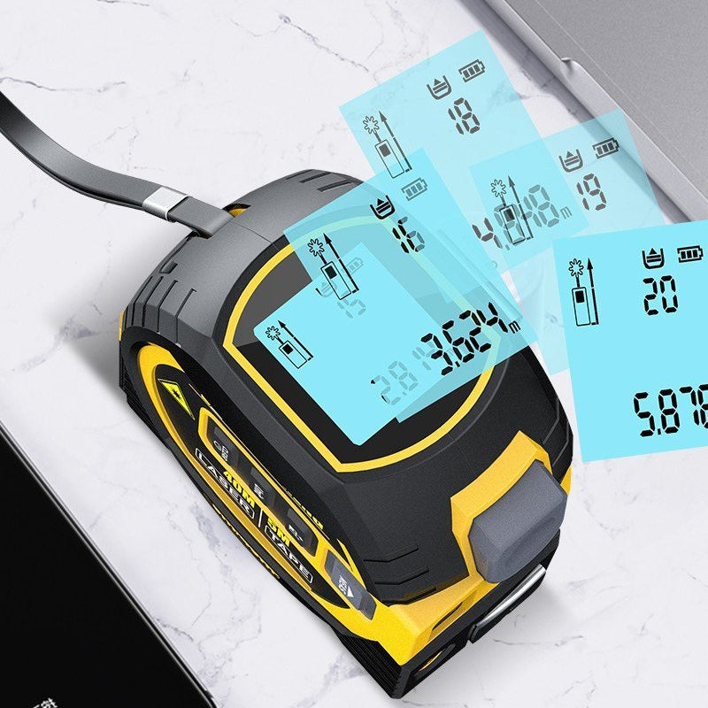 3-in-1 Laser-Messgerät mit Band | TechMeasure