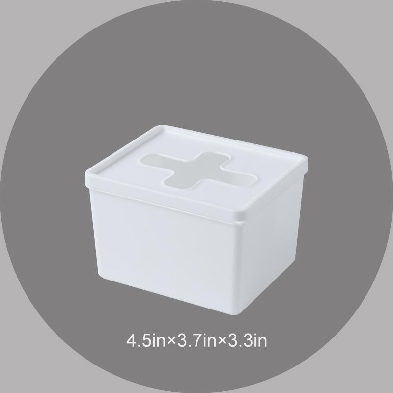 Aufbewahrungsbox für den Schreibtisch mit Deckel