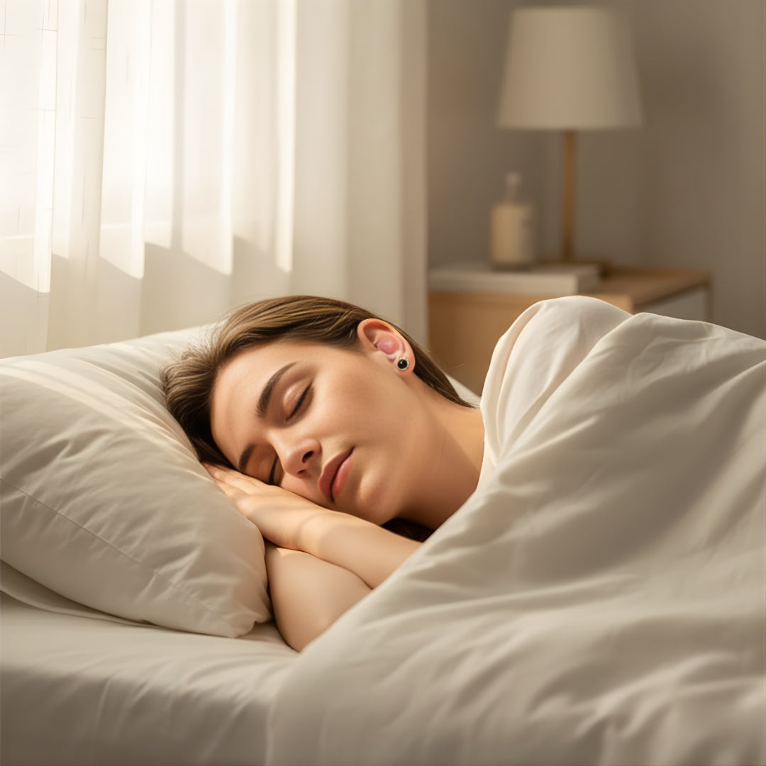 Snore Blocker & City Noise Protection – Soft Silicone Comfort – Reusable & Hygienic – Ideal for Side Sleepers & Travel