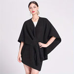 Stilvoller Damen-Poncho – Wärmender und winddichter Begleiter
