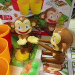 Two-player tabletop game with catapult