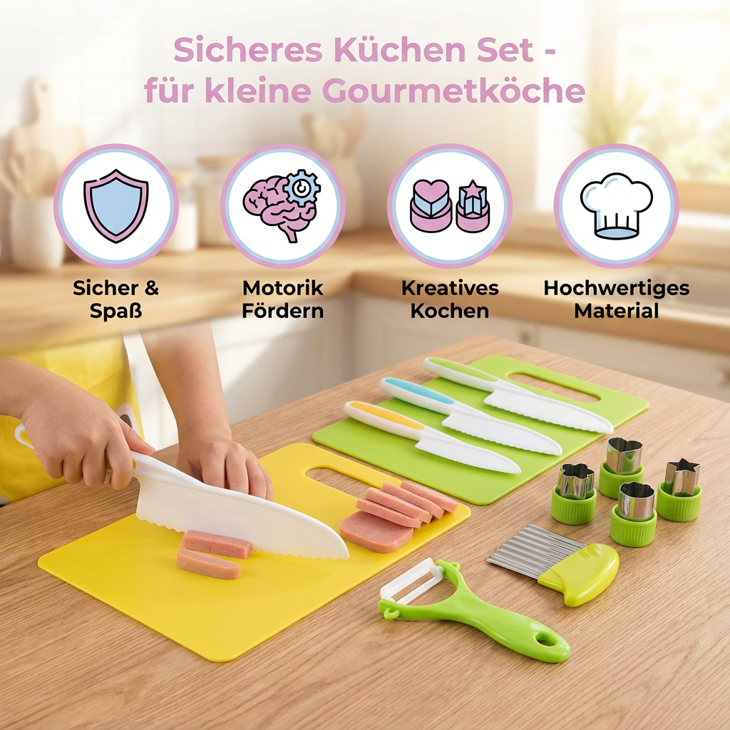 Kitchen Set for Little Gourmet Chefs – Safe and Practical