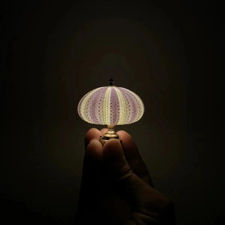 Elegant sea urchin design bedside lamp