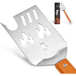 GrillKünstler 7-in-1 Multifunktionaler Grillhelfer aus Edelstahl