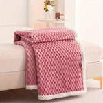 Elegante Fleece-Decke – Weiche, Beidseitige Wohndecke für Zuhause und Unterwegs