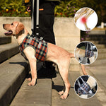 Support harnesses for dogs with hind leg weakness