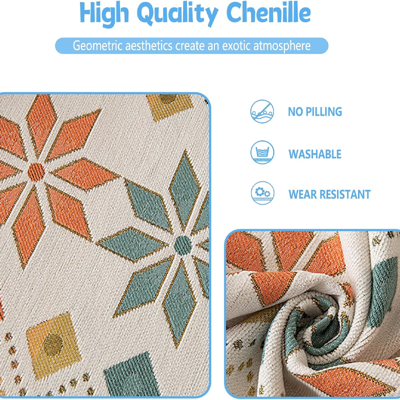 Reversible Sofa Throw with Fringes – Stylish and Cozy