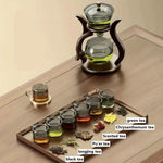 Set für Teekanne im himmlischen Design