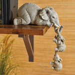Dainty Elephant Family – Charming Decor Set for Your Home