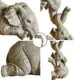 Dainty Elephant Family – Charming Decor Set for Your Home