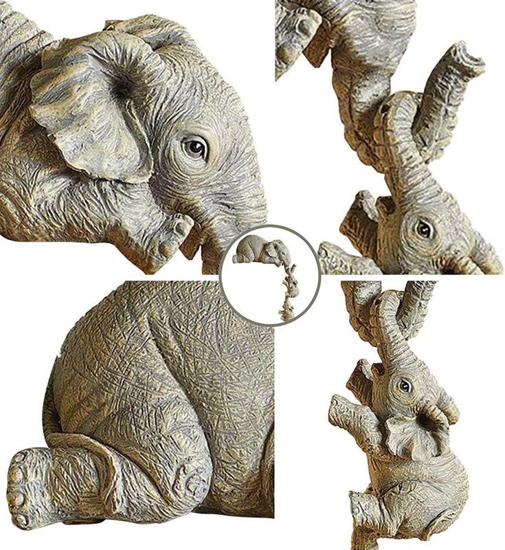 Dainty Elephant Family – Charming Decor Set for Your Home