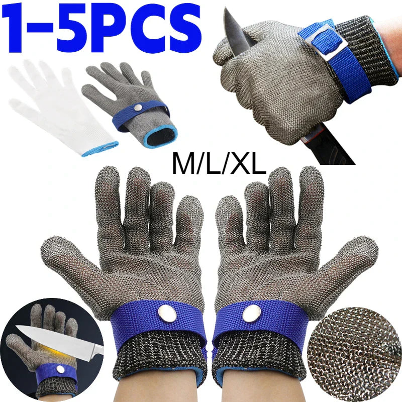 Schnittfeste Handschuhe aus Edelstahl - Optimaler Schutz für Küche und Garten
