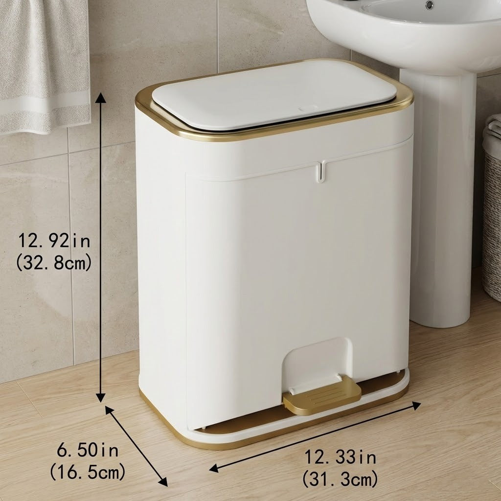 Eleganter Badezimmerabfalleimer für mühelose Sauberkeit