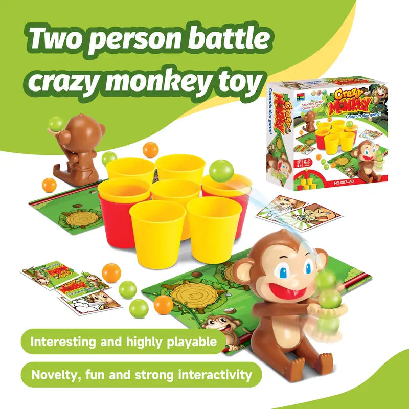 Monkey Shooter Game | Two-Player Battle Game | Fun for the Whole Family