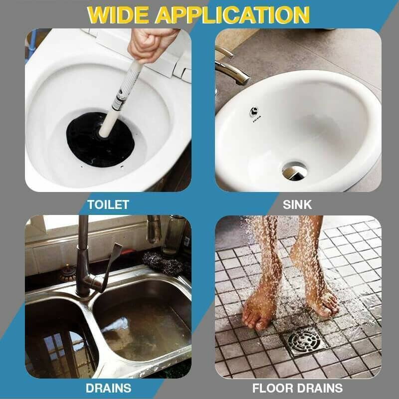 Clog-Free Drain Cleaner | Flexible Steel Spiral Tool for Quick Cleaning