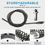 Clog-Free Drain Cleaner | Flexible Steel Spiral Tool for Quick Cleaning