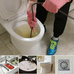 Clog-Free Drain Cleaner | Flexible Steel Spiral Tool for Quick Cleaning