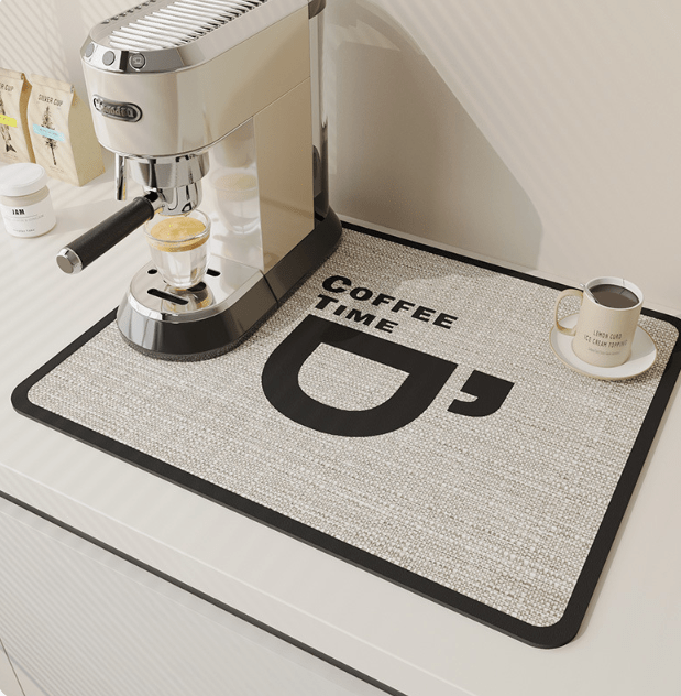 Fast-Drying Diatomaceous Earth Mat for the Kitchen | Keep Your Countertop Dry