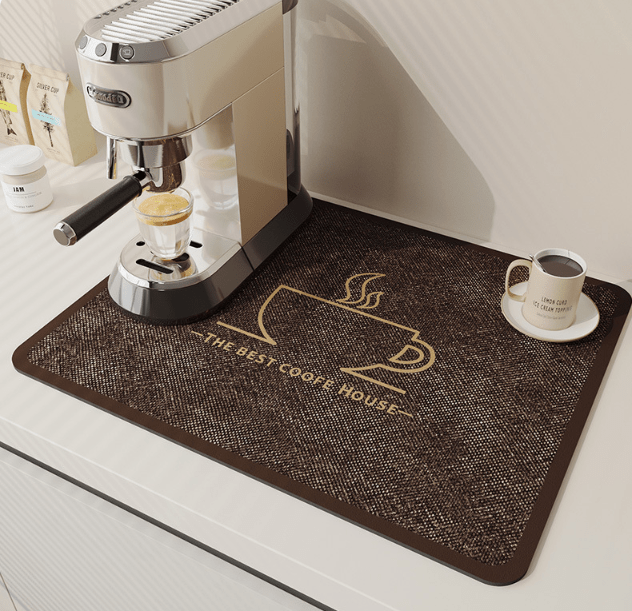 Fast-Drying Diatomaceous Earth Mat for the Kitchen | Keep Your Countertop Dry