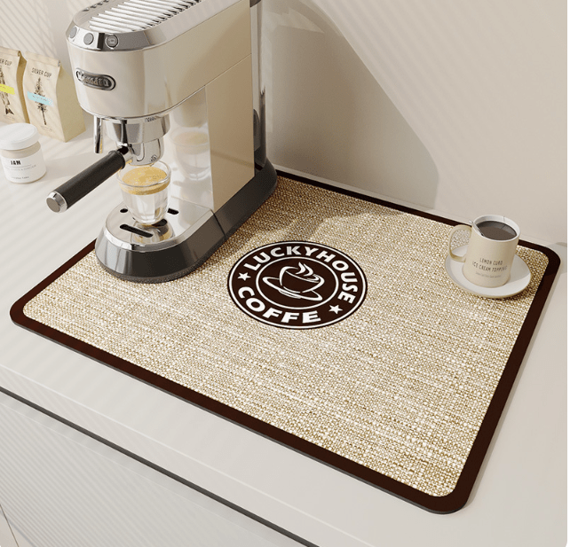 Fast-Drying Diatomaceous Earth Mat for the Kitchen | Keep Your Countertop Dry